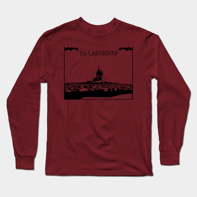 The Labyrinth Long Sleeve T-Shirt by Kaztiel